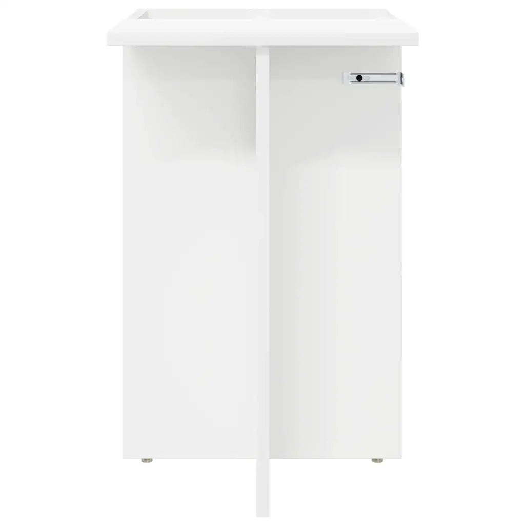Tavolino Bianco 35 x 40 x 55 cm Legno multistrato