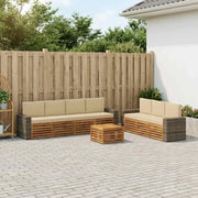 Set divani con cuscino 8 pcs Legno di Acacia Massello 3384129