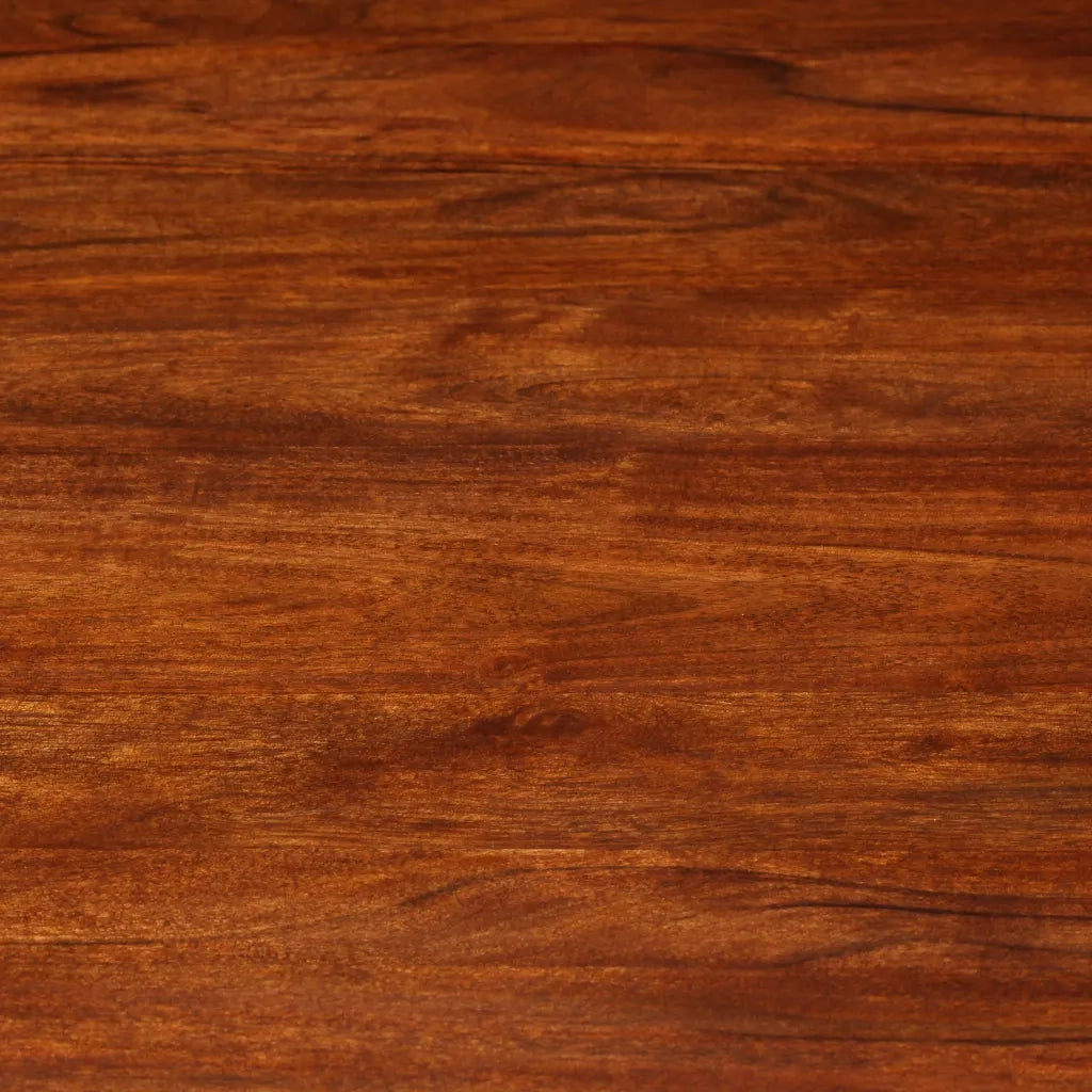 Tavolo da Pranzo in Legno di Acacia Finitura Ambra 120x76 cm 245642