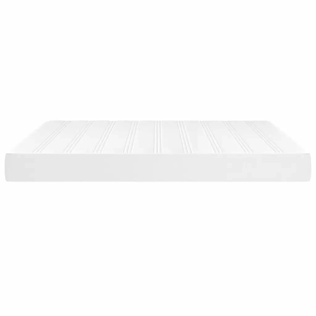 Materasso a Molle Insacchettate Rigidità Media Bianco 160x200x20 cm in Similpelle 347823