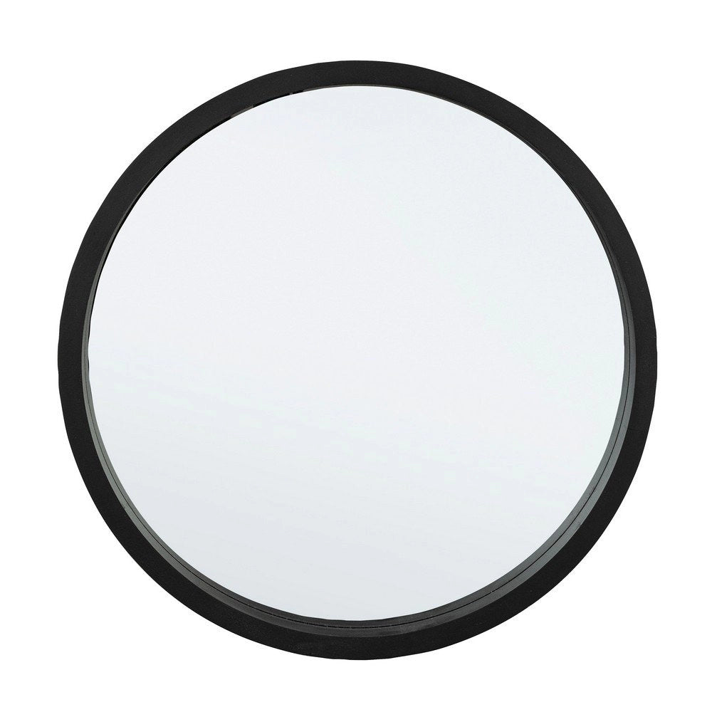 Specchio Legno Nero Moderno da Parete 52 cm - YOUNG
