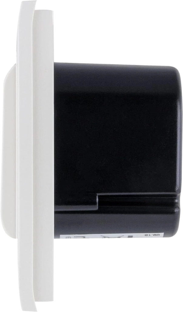 REV 0399490190 Timer per Tapparelle a Incasso Compatibile con Gira Jung Merten Busch Jaeger Memoria 36h Programma Casuale colore Bianco