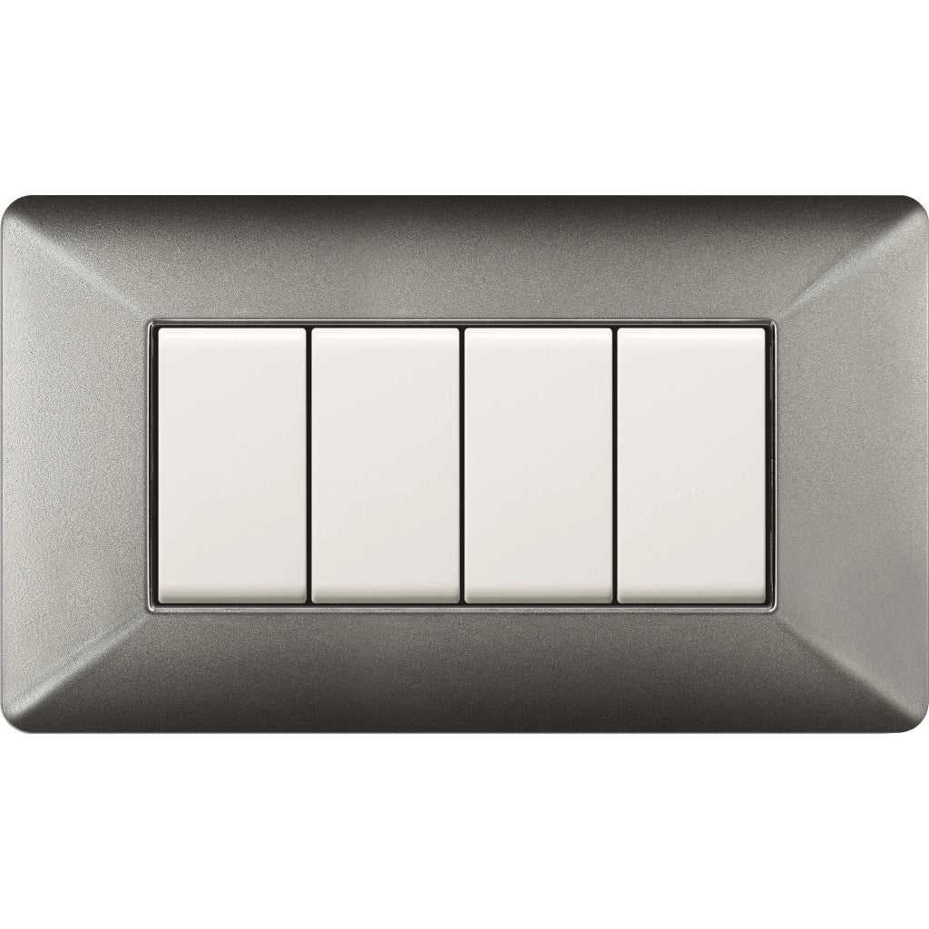 PLACCA EASY MATIX ALLUMINIO NOTTE 4P- 1,0 pz