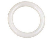 500pz anelli per scorritenda tubolari in plastica bianco - ø mm.19-25 cod:ferx.fer2813