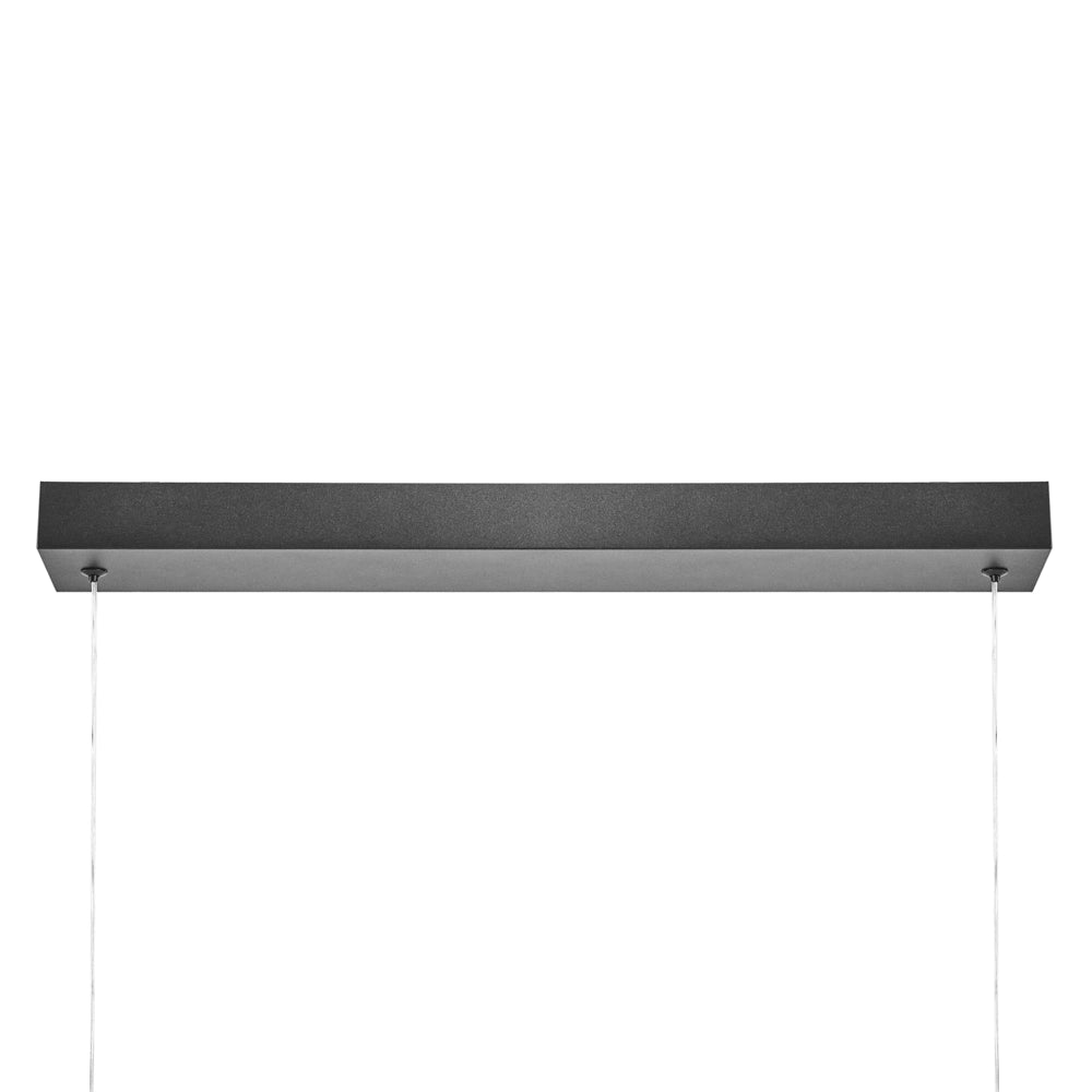 Lampada a sospensione a LED in metallo nero Design moderno Illuminazione d'accento