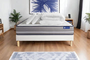 Pacchetto letto completo - Materasso 160x200cm + Box spring con doghe (kit) + 2 cuscini + Piumino - Actilatex Pur