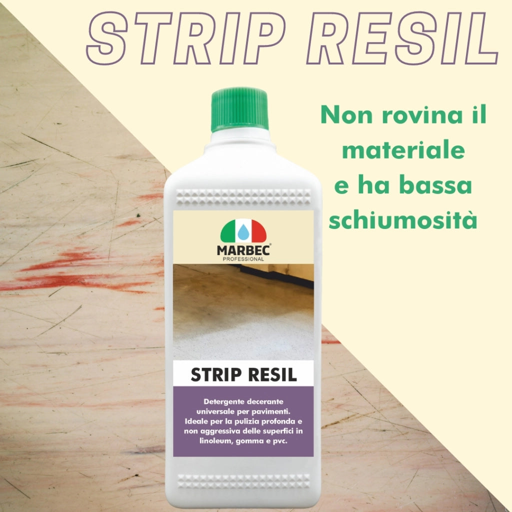 Pulizia linoleum STRIP RESIL   1LTx6Pz