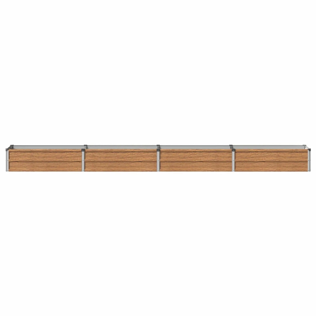 Letto rialzato da giardino Marrone legno 320 x 40 x 24 cm 8006339