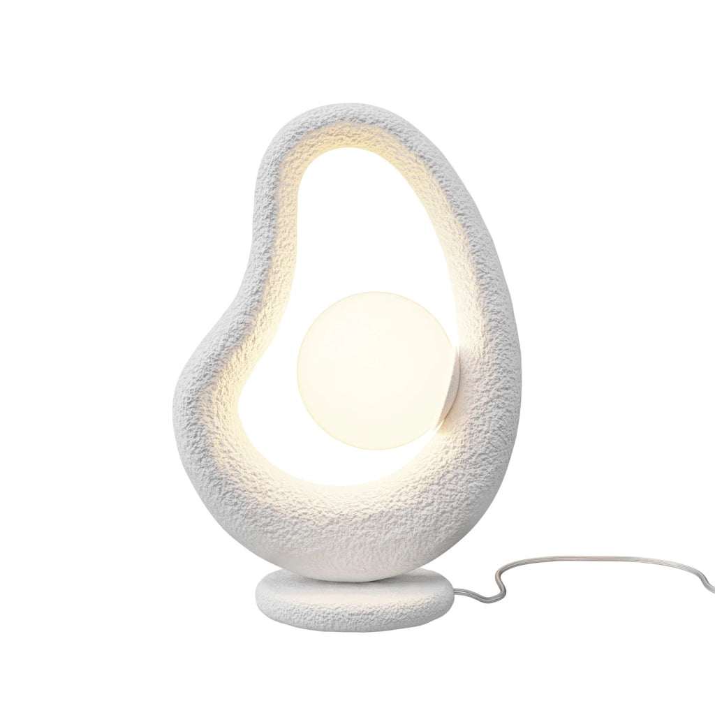 Maytoni Lampada da tavolo contemporanea Opus 1 luce G9 bianco cemento