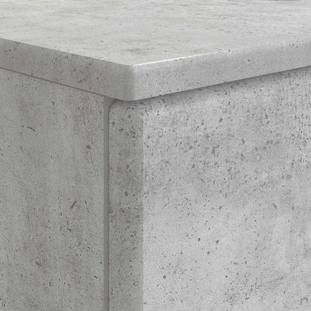 Armadio per Lavabo da Bagno BREDA Grigio Cemento 897458