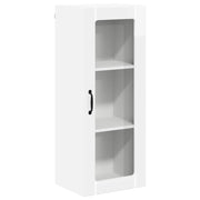 Mobile da cucina rettangolare moderno e pratico 40 x 31 x 100 cm realizzato in legno composito bianco lucido 02_0054116