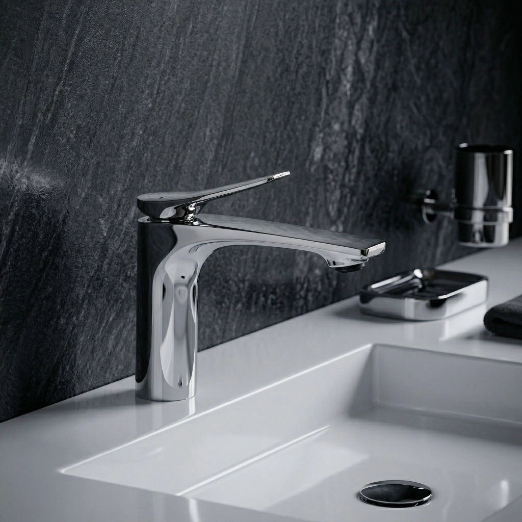 Rubinetto Per Lavabo Premium Rea Vision Chrome Low