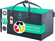 Borsa per la spesa sostenibile in PET riciclato - Multifunzionale - 1 pezzo - Grigio - Velluto