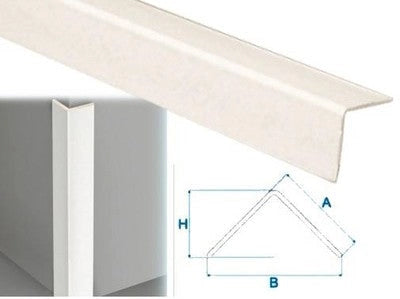 PARASPIGOLI IN PVC BIANCHI PA22x22 PACCO DA 52MT