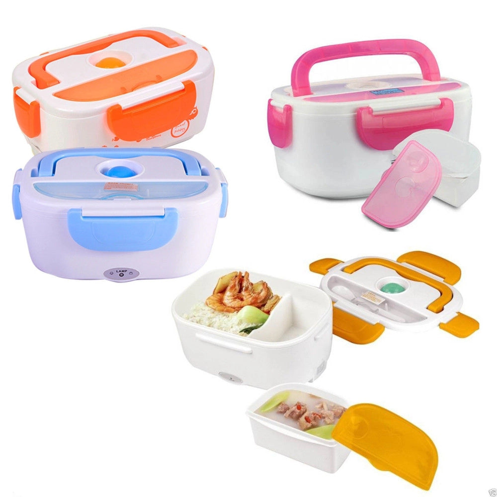 Trade Shop - Scaldavivande Termico Porta Pranzo Elettrico Portatile Casa Ufficio Cibo Caldo -