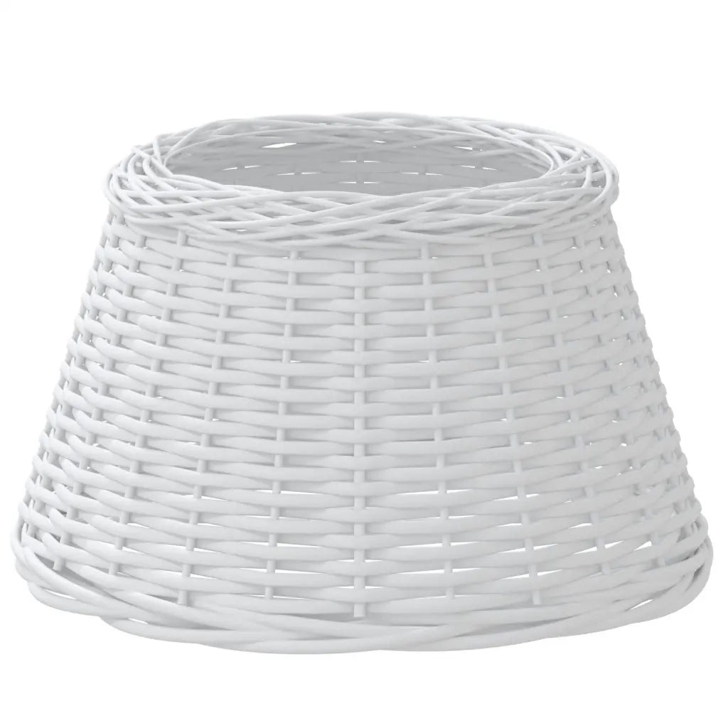 Paralume Bianco Ø50x30 cm in Vimini 364387