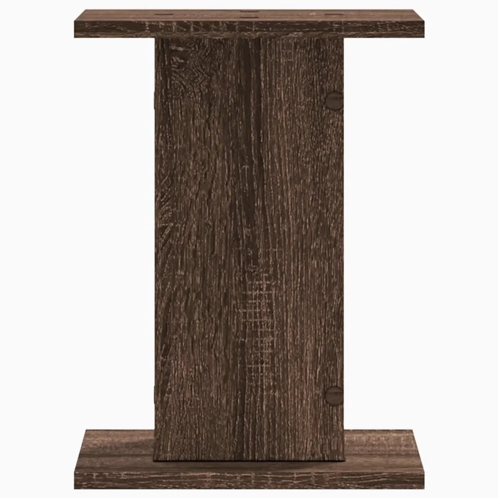 Supporti Altoparlanti 2 pz Marrone 30x30x40cm Legno Multistrato 852651