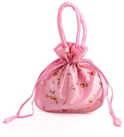 Sacchetto di regalo in forma di piccola borsa - Cordino di tela - Tessuto per ricamo - Regali - 19 x 19 x 5 cm - Regalo in busta