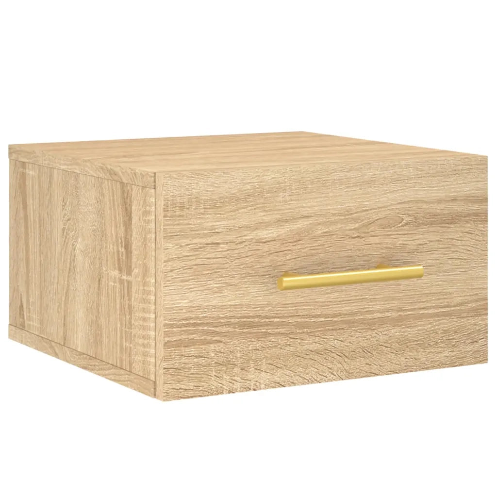 Comodino a Muro Rovere Sonoma 35x35x20 cmcod mxl 80954