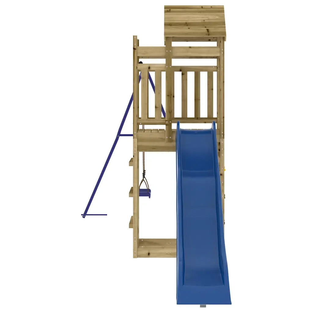 Set da Gioco da Esterno in Legno di Pino Impregnato 3156975