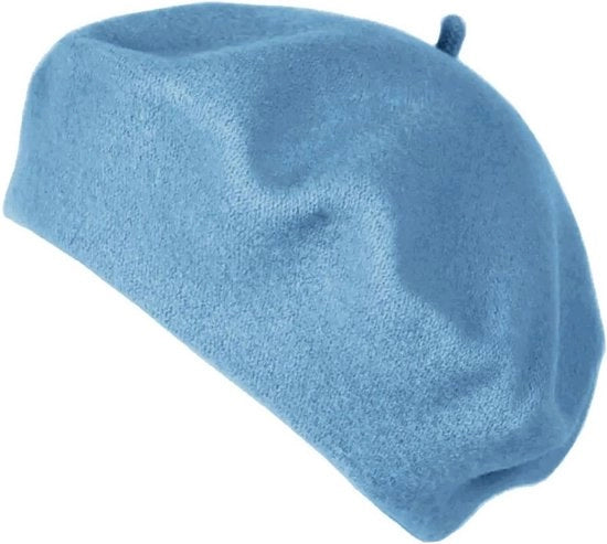 Moda Donna - Cappello Quadrato Versatile - Calibro Testa 56-59 cm - Fodero Interno Regolabile - Blu Cielo