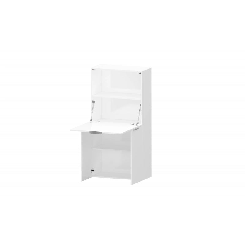 Scrivania Dalia Richiudibile ad armadio – 70x140x35 – Bianco Lucido