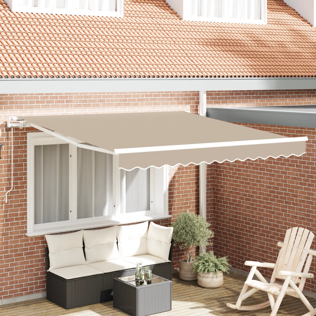 Tenda retrattile automatica  Beige 350x250 cm