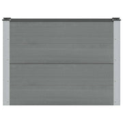 Letto rialzato da giardino Grigio 100 x 30 x 72 cm 42039019
