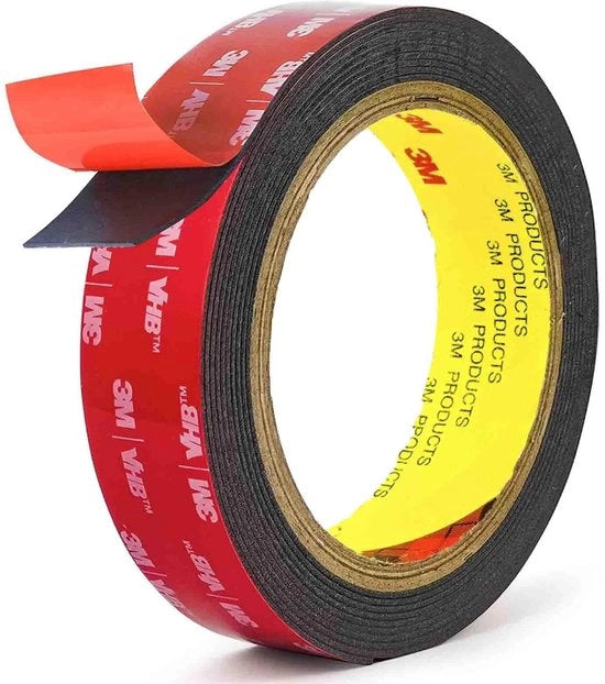Tape Doppio Faccia Resistente Acqua e Temperatura - 10mm x 3m
