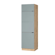 Vicco Armadio frigorifero Blu-grigio chiaro 60 cm