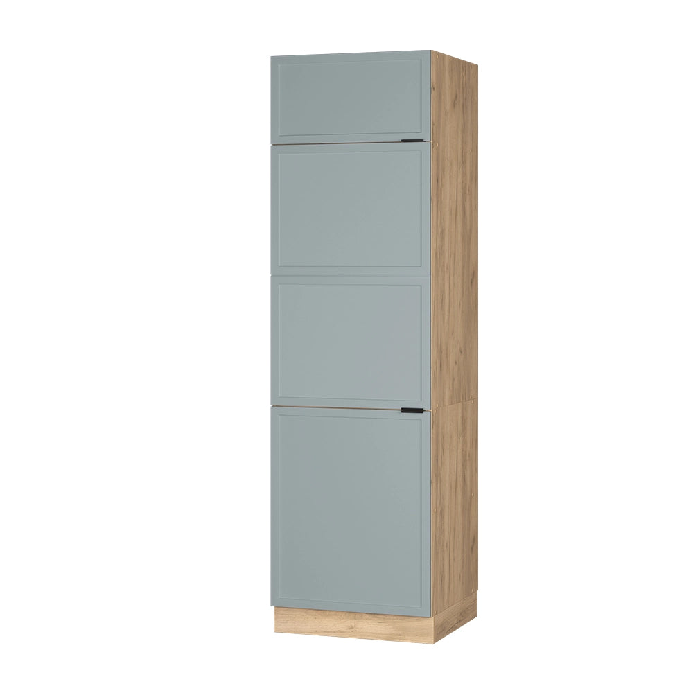 Vicco Armadio frigorifero Blu-grigio chiaro 60 cm