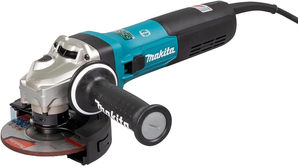 Makita GA5091X01 Smerigliatrice Angolare 1900 W Velocita' Variabile 2800-11500 rpm Diametro Disco 125 mm colore Nero Verde