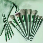 Set di pennelli per trucco professionale, pennelli di alta qualità sintetici, per polvere, crema liquida, viso, ombretto, pennello cosmetico 13