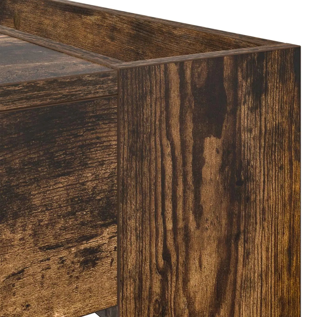 Tavolino da salotto | Tavolino da caff¨¨ | Tavolino da Soggiorno Rovere fum¨¦ 110 x 50 x 41 cm