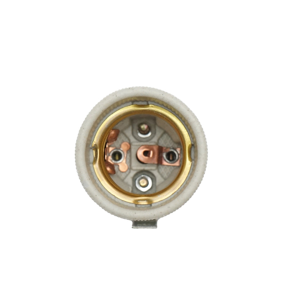 Portalampada in ceramica E27, 250V 4A