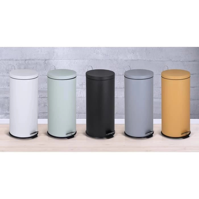 CUCINA MOVE Pattumiera da cucina a pedali URBAN 30L - Acciaio nero