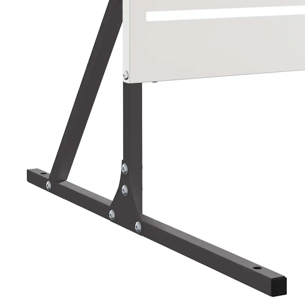 Schermo per Privacy Grigio 100 x 50 x 180 cm Acciaio CFW4879122