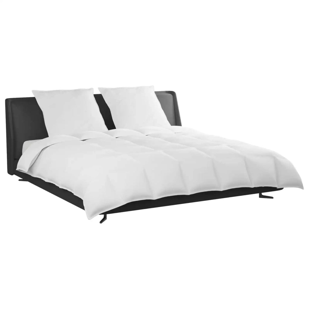 Set di Piumoni con cuscino 3 pcs Bianco Piuma d'anatra