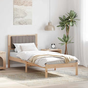 Letto con Testiera Rivestita Talpa 75 x 190 cm Pino massello 878302