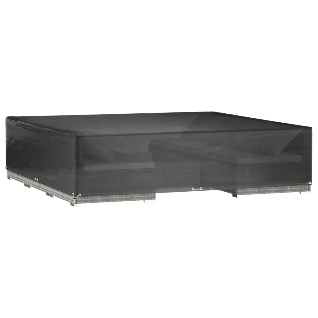 Copertura Mobili da Giardino 16 Occhielli 240x240x55cm Quadrata