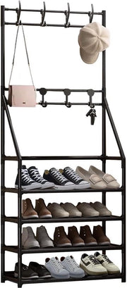 Capstoc a 4 livelli e ripiano per scarpe per armadio a muro - Spaziale - 60 x 28 x 145 cm