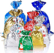 32 Pacchi di Regali per Natale - 9 Stili con Clip per Fiocchi per Festa di Natale