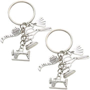Accessori per cucito - Manichino per appesi chiavi - Manichino personalizzabile - Manichino retro - 2 pezzi - Manichino a gancio - Regalo per appassionati di cucito - Accessorio per cucito