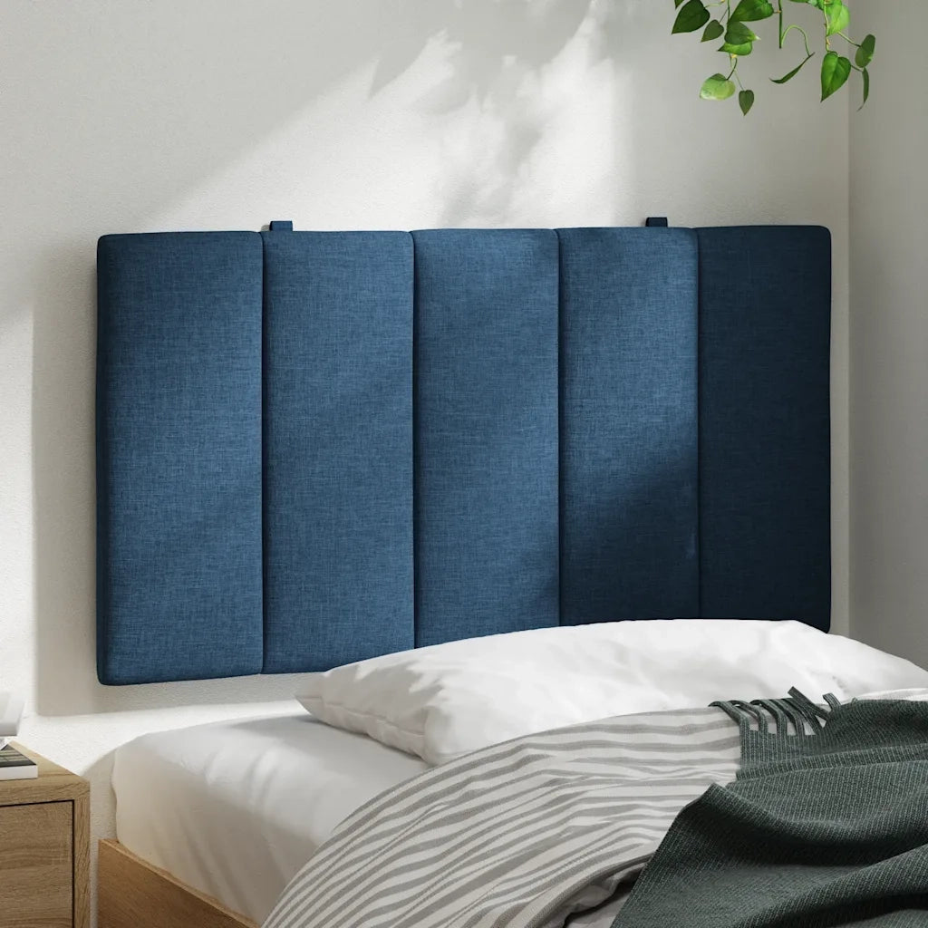 Cuscino Testiera Hanko Blu 90 cm in Tessuto CFW2979331