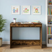 Scrivania Letto Rovere Fumo Legno ingegnerizzato