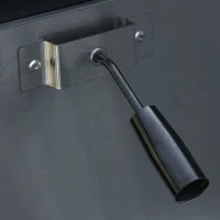 Forno per Pizza e Barbecue a Carbone Portatile in Acciaio con Camino e Ruote, 63x54x161 cm, Nero