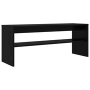 Mobile TV rettangolare moderno con contenitore funzionale 100 x 30 x 40 cm in legno di rovere nero 02_0058378