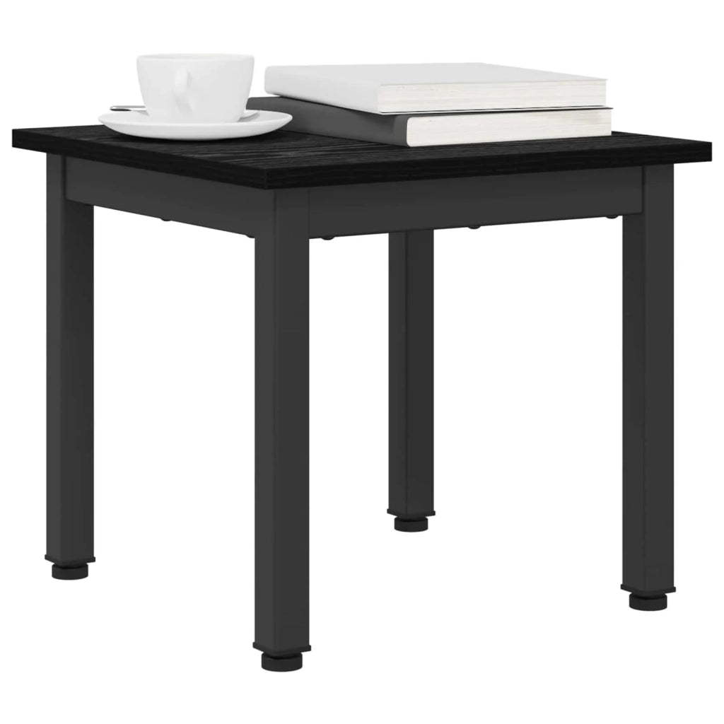 Tavolino da salotto Rovere Nero 40 x 40 x 36 cm