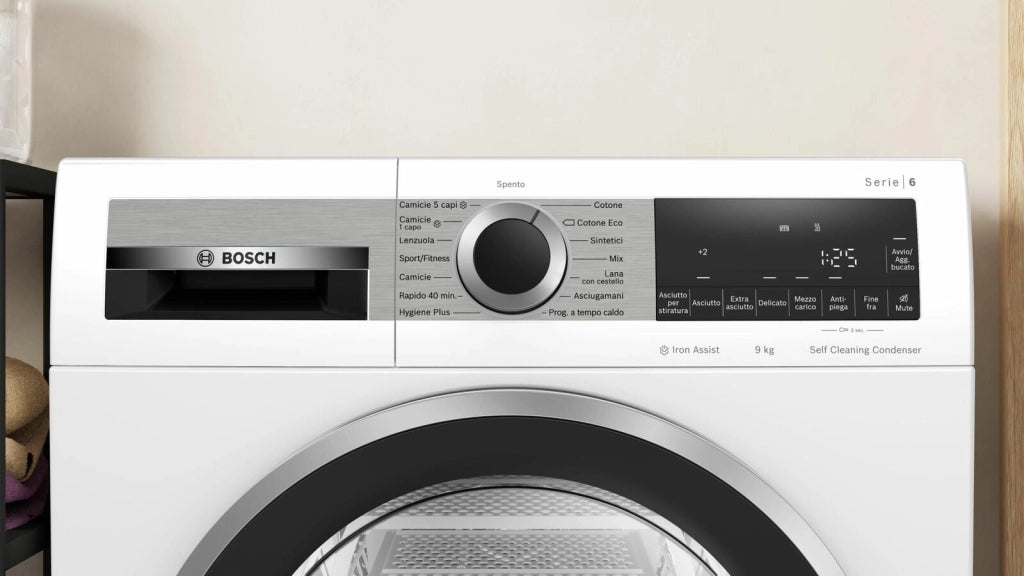 Bosch Serie 6 WQG245C0IT Asciugatrice a pompa di calore 9 kg Classe A+++
