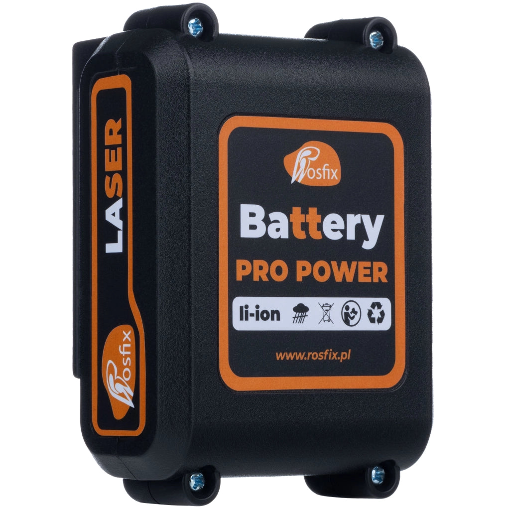 Batteria Li-Ion 3600 mAh per Livella Laser | 3.7V, USB 5V/1A | Certificazione CE e RoHS